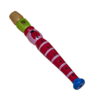 101S Flauta de madera con mariquita