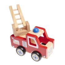 Camión de bomberos de madera