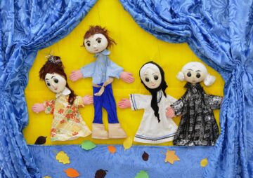 Marioneta de madera juguetes para niños