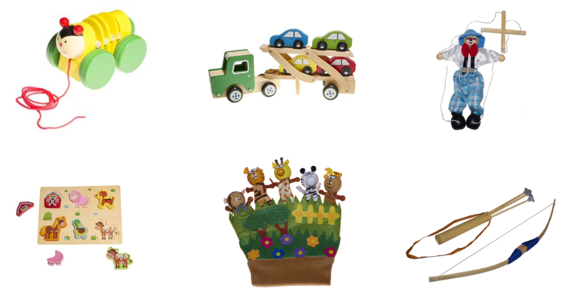 juguetes de madera para niños de interior