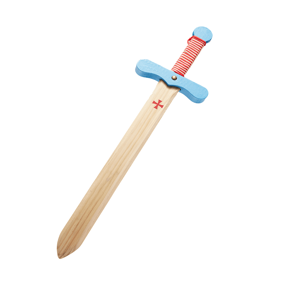 Espada Caballero Medieval Cruzadas Azul