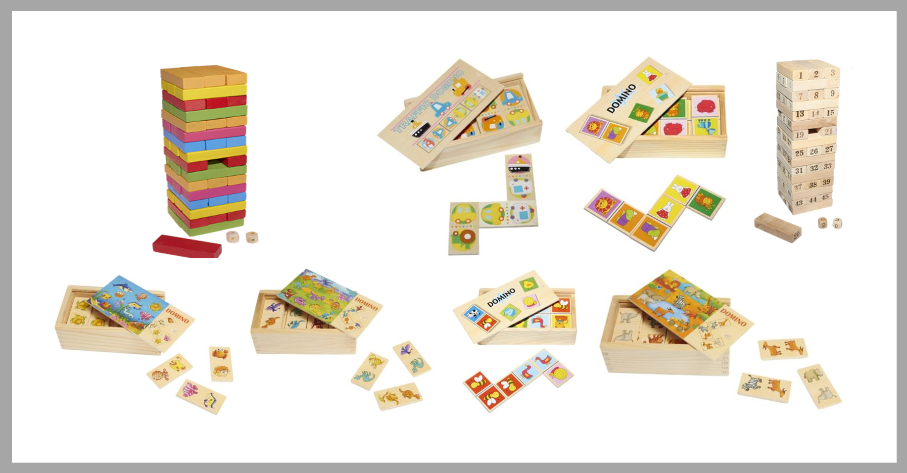 Los beneficios de un juego de mesa de madera para niños