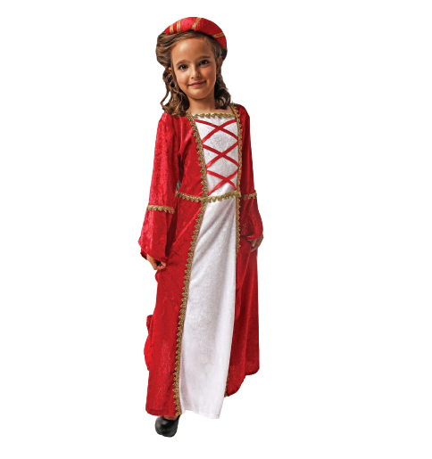 Disfraz Princesa Medieval Rojo