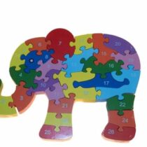 300 Puzzle elefante de madera