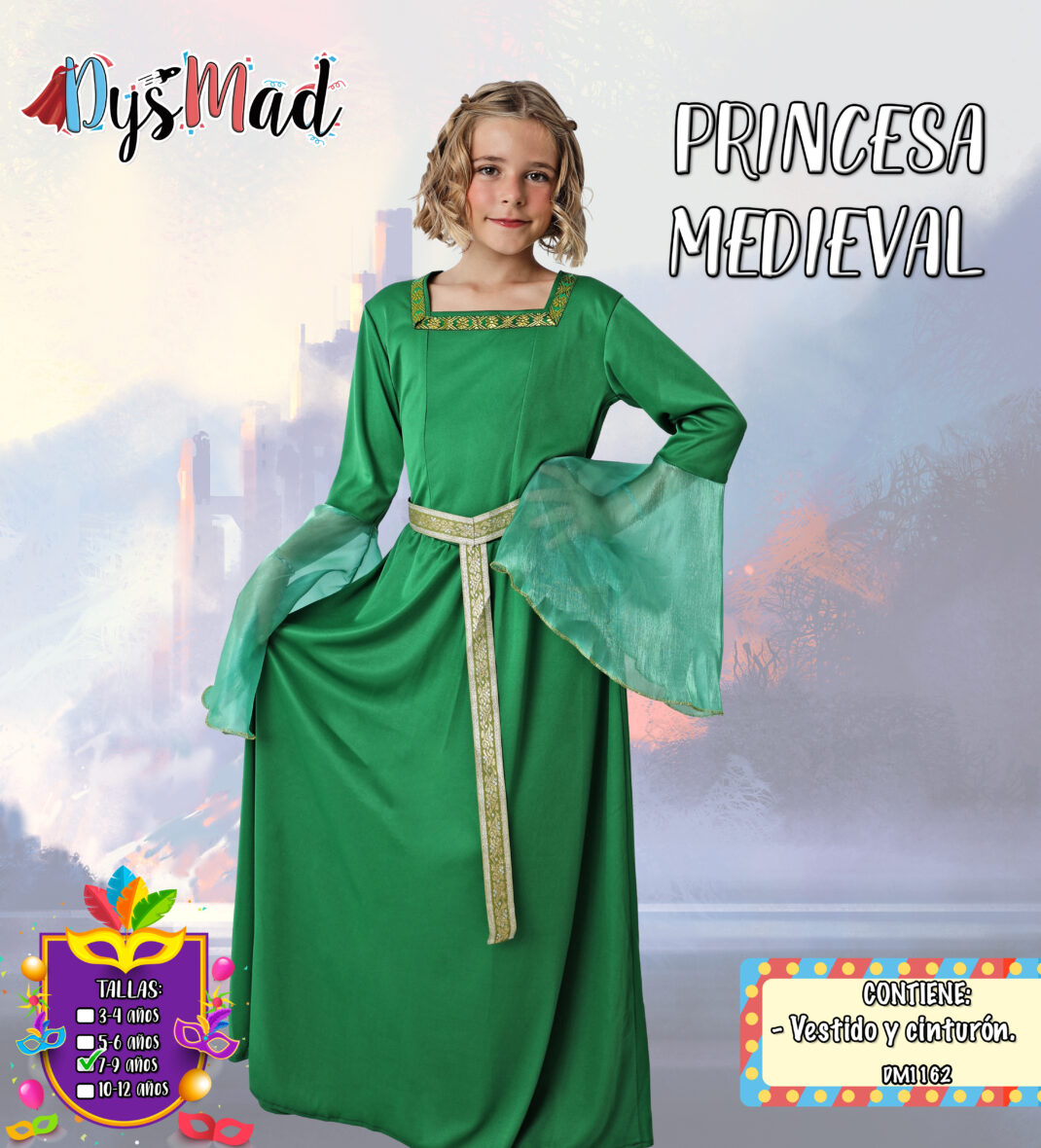 338_Princesa Medieval Verde1
