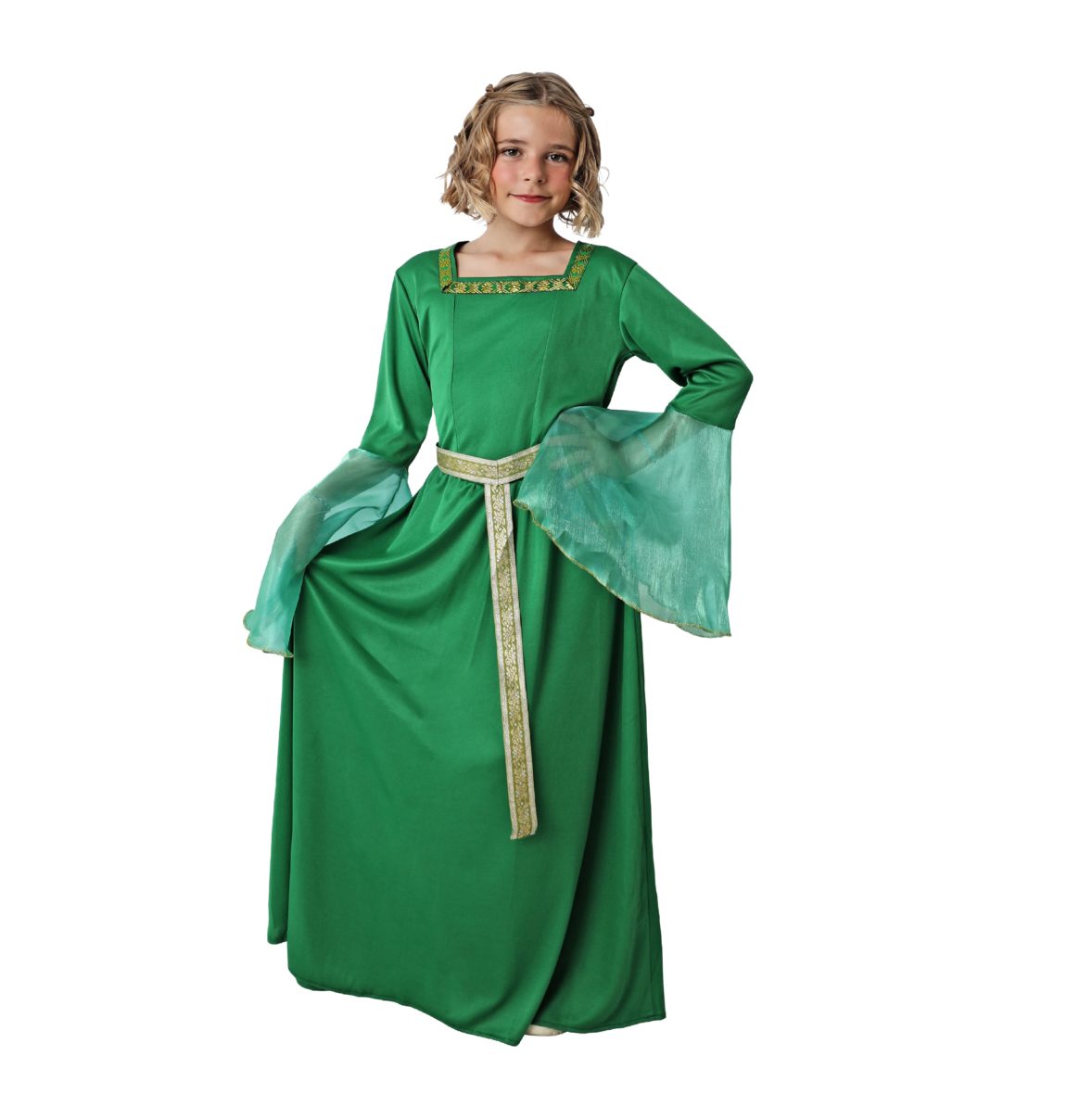 Disfraz Princesa Medieval Verde