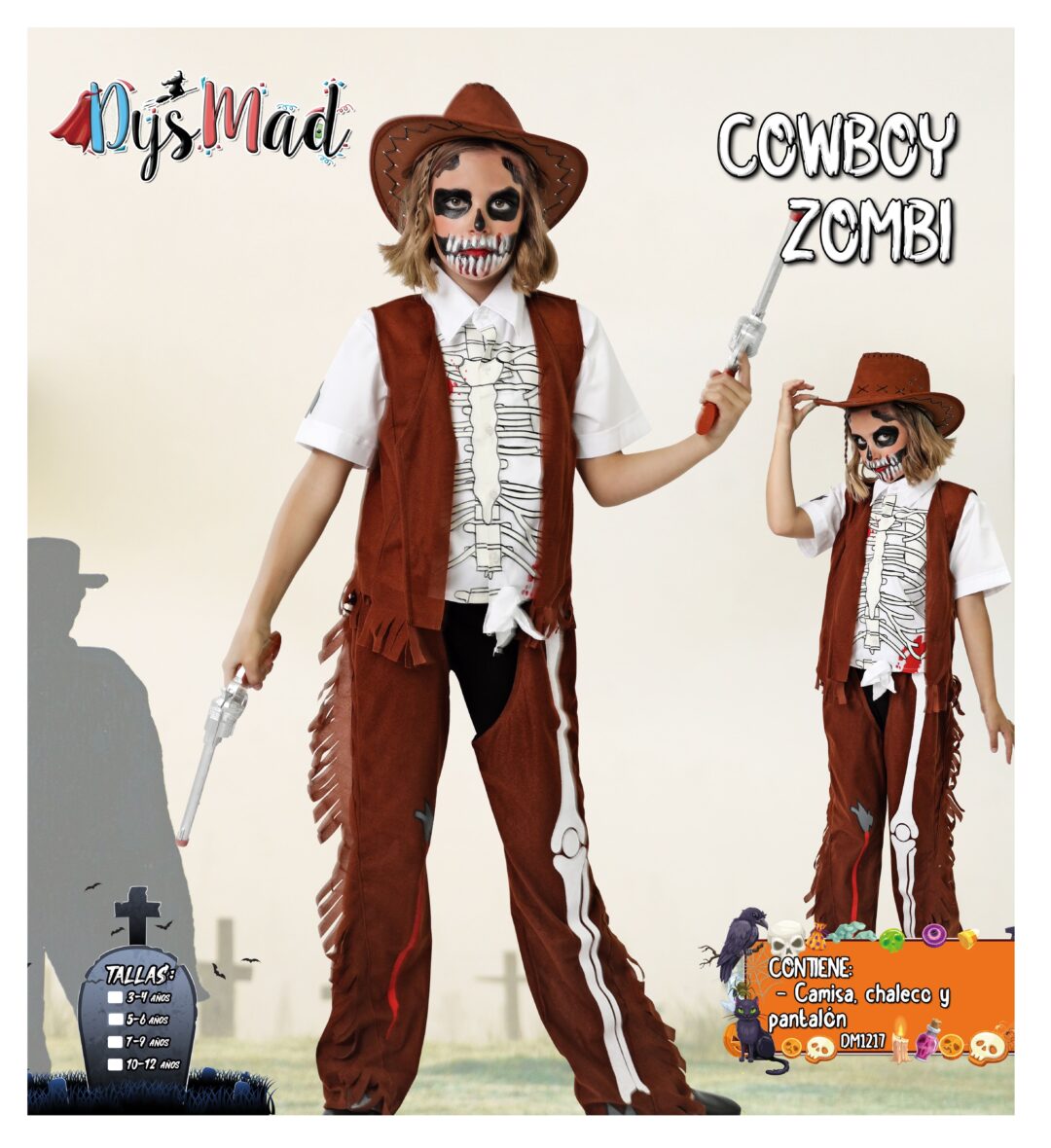 352_Cowboy Zombie niña2
