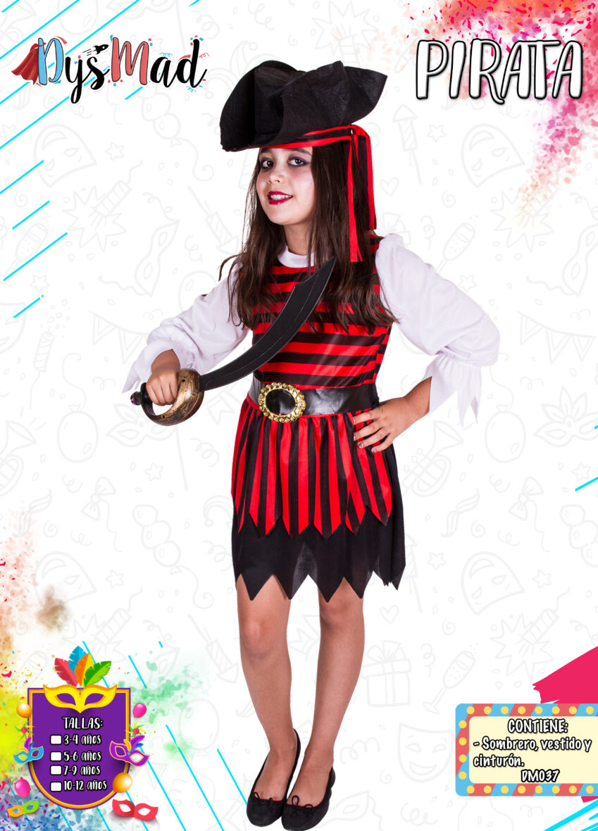 209_Pirata Infantil niña1