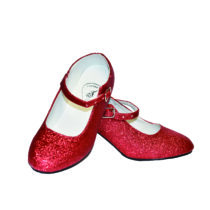 378_Zapato purpurina rojo