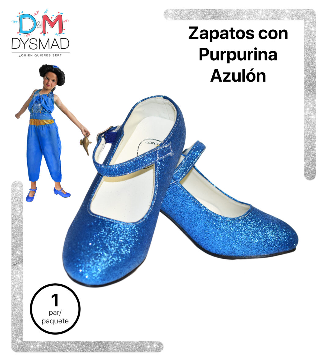 381_Zapato purpurina azul2