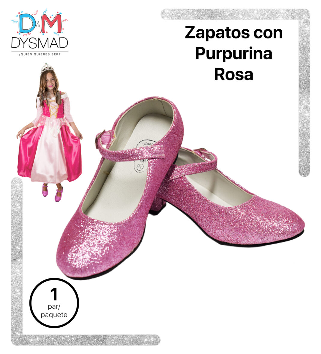 380_Zapato purpurina rosa2