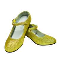 383_Zapato purpurina dorado