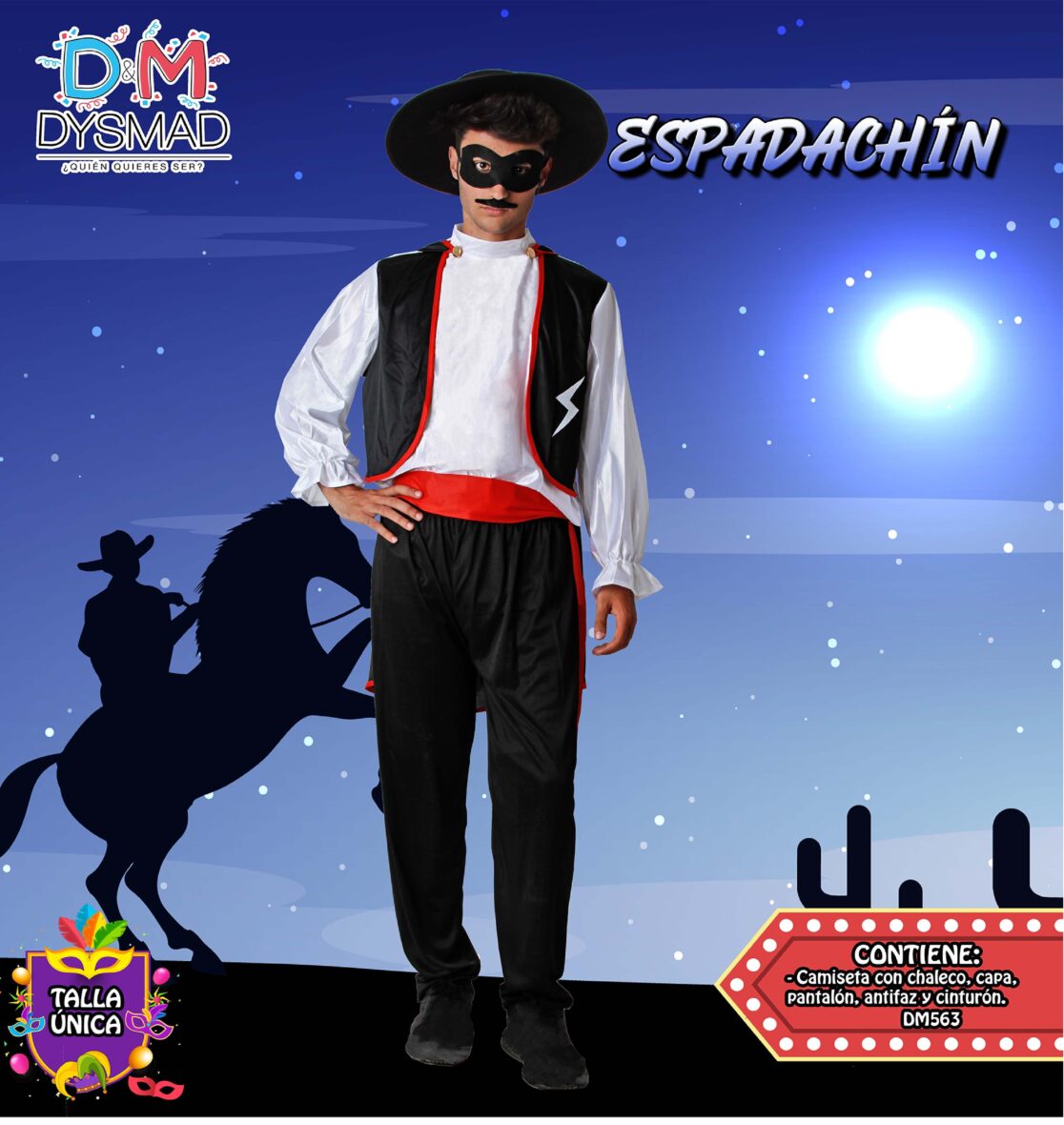 229_Disfraz Espadachín El Zorro hombre1