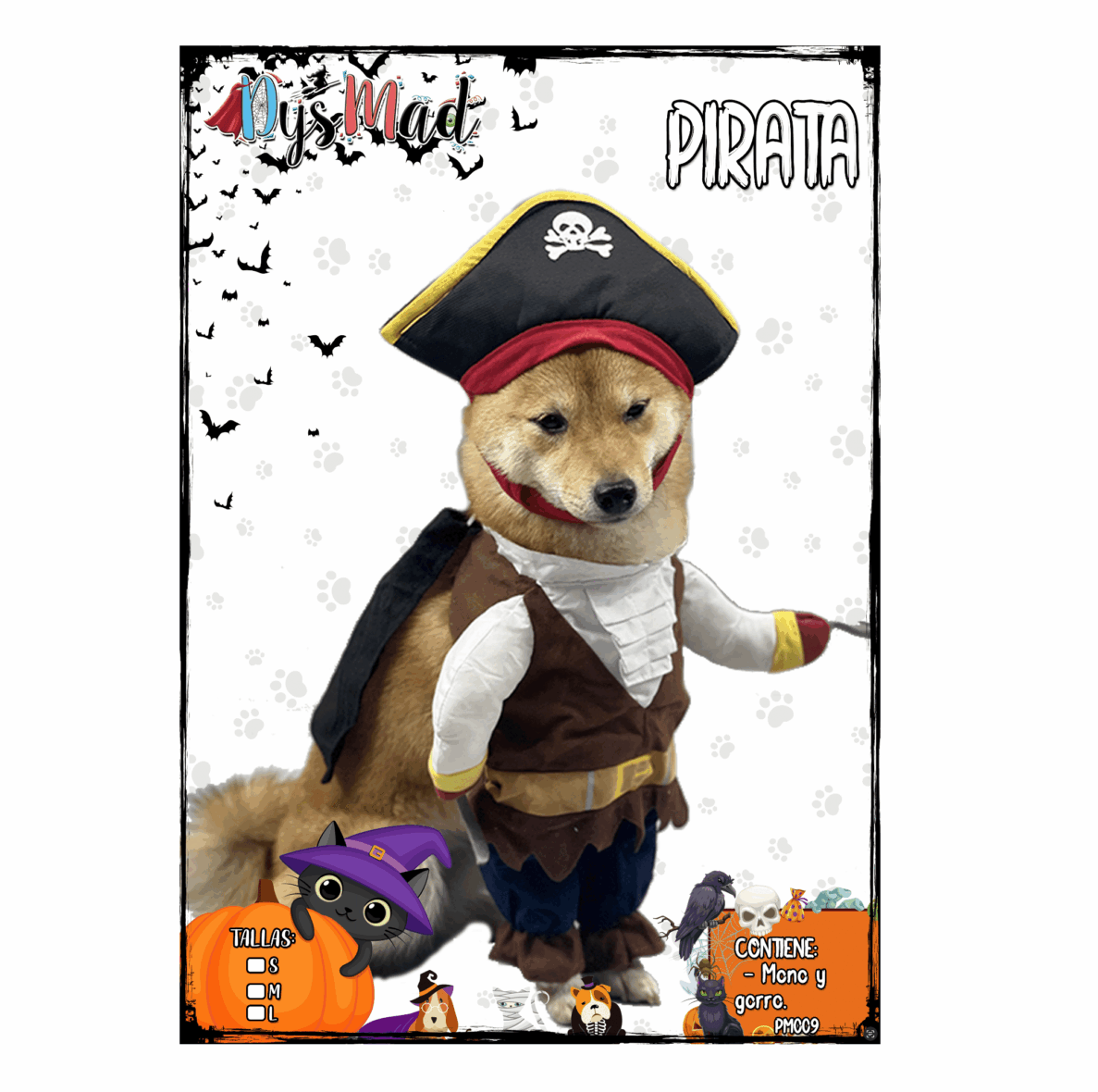 363_Disfraz Pirata perro y gato2
