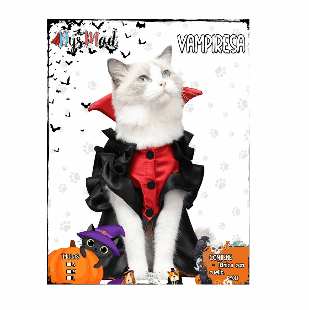 364_Disfraz Vampiresa para perro y gato2