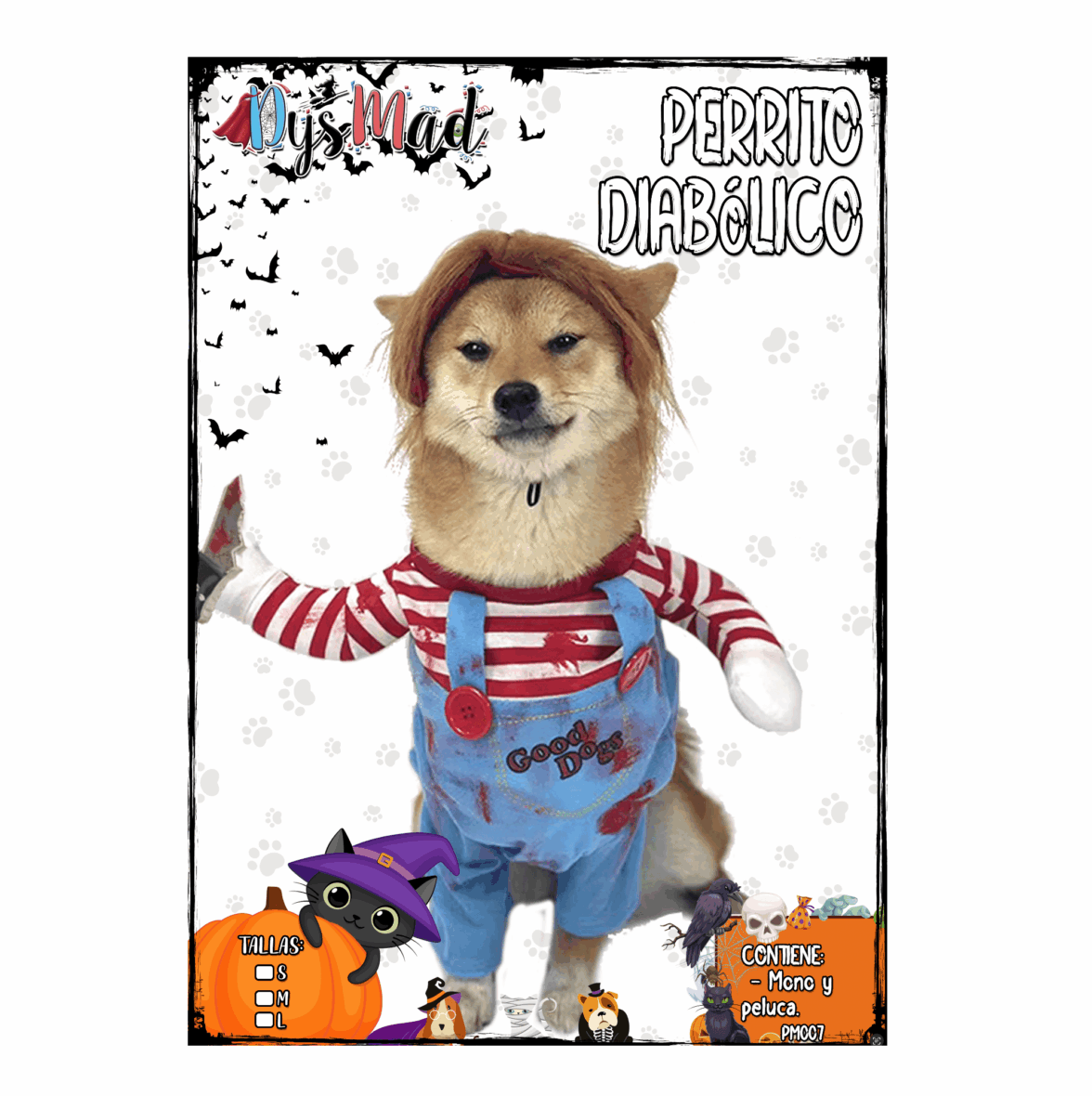 366_Disfraz Muñeco Diabólico para perro y gato2